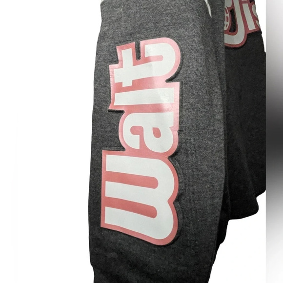 Disney Walt Disney World Graphic 3D Embossed Hi-Low Hem Hoodie NWT Women’s Sz M - Picture 6 of 11